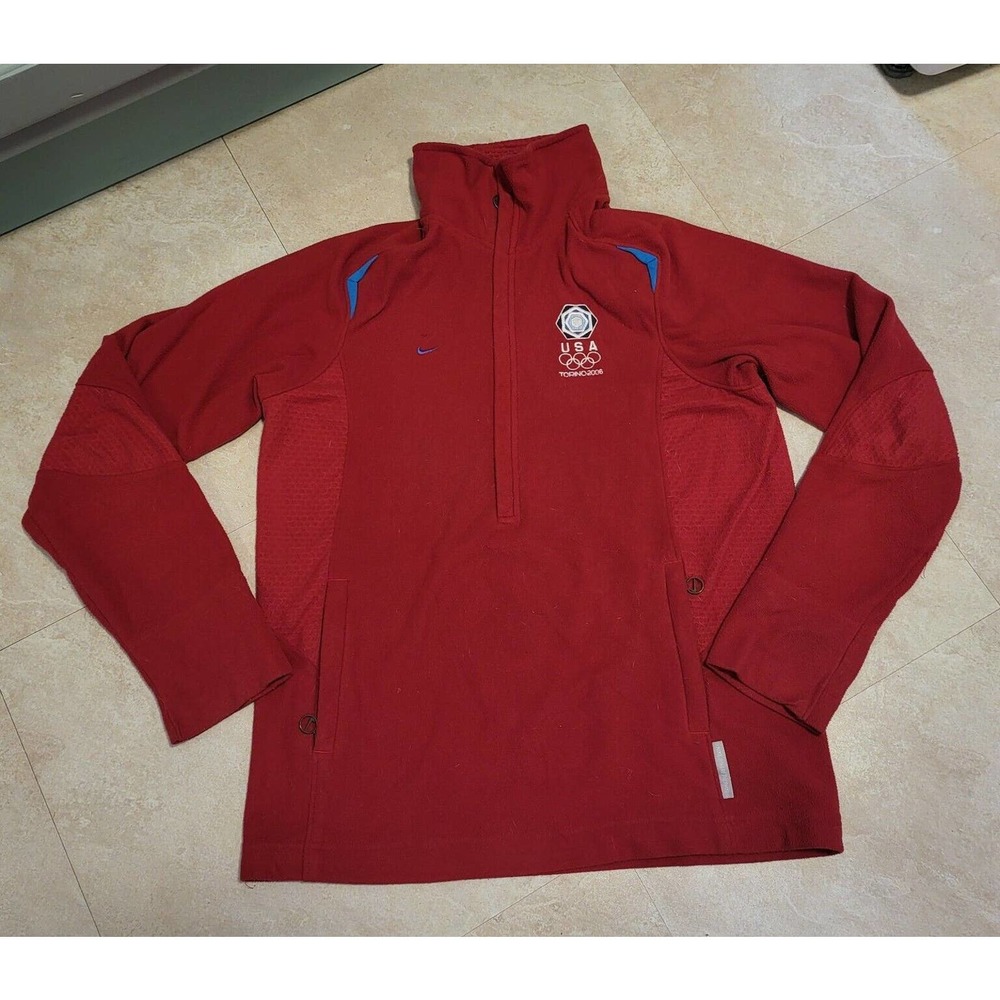 VTG Nike USA‎ Torino 2006 Olympics Olympic Games Fleece Sweatshirt Boys 8-10